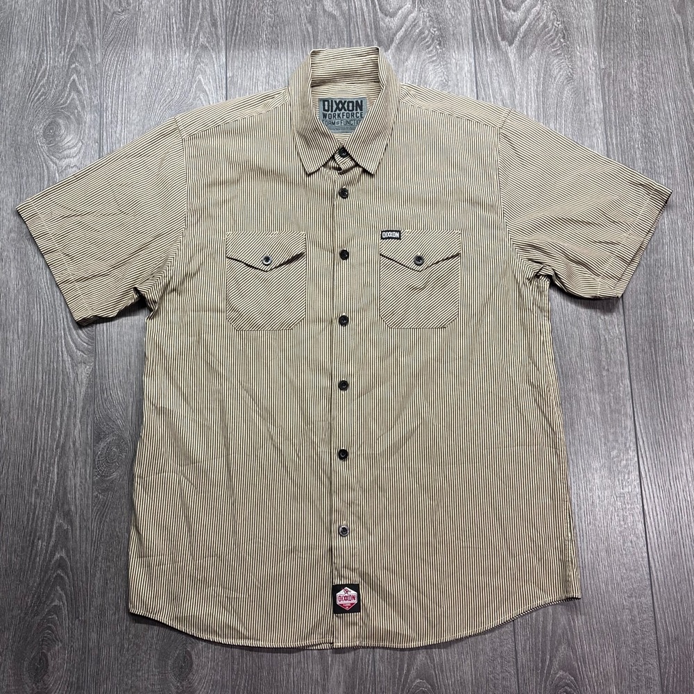 Dixxon Flannel Co Workforce Button Up Shirt Short Sleeve Men's XL From Function